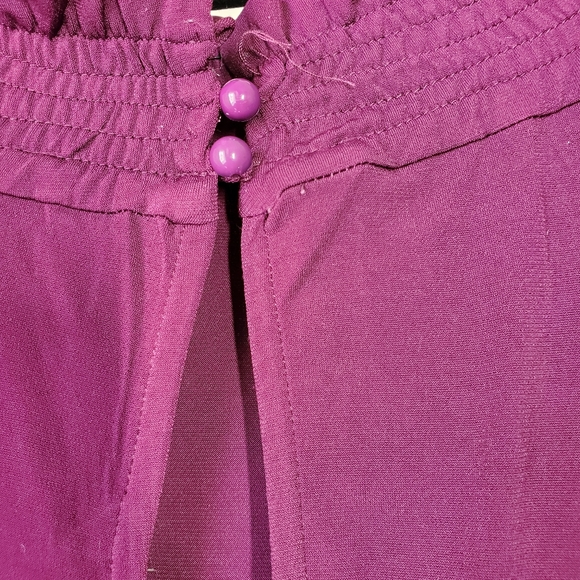 Midi dress,, halter style, plum color size 16 - Picture 4 of 6